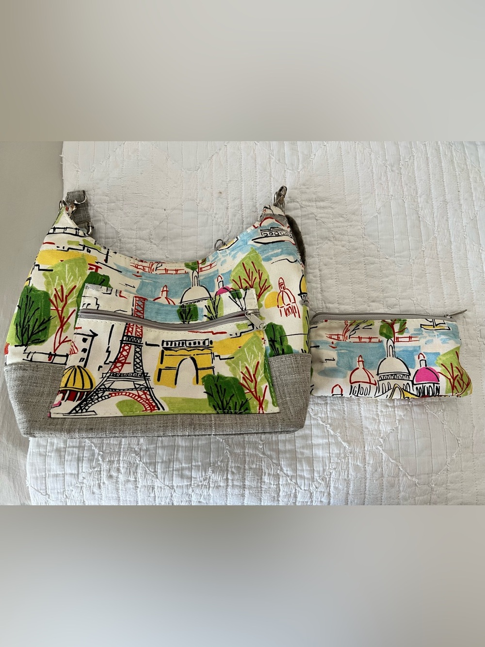Berkshire Paris Eiffel Tower Crossbody Shoulder Bag